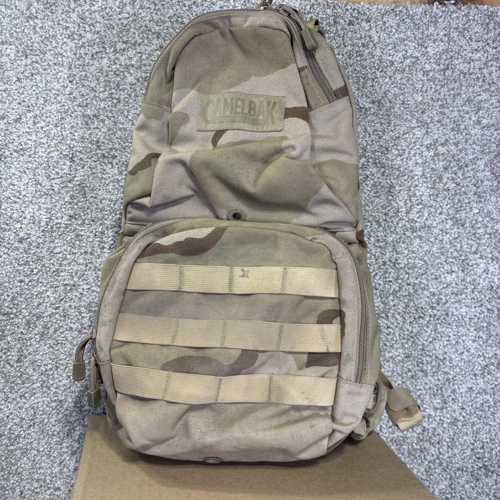 CamelBak Tactical Hydration Pack Men One Size Camo Nylon MOLLE Hunting Gear